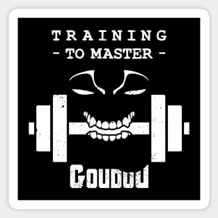 Training to Master Goudou Sticker